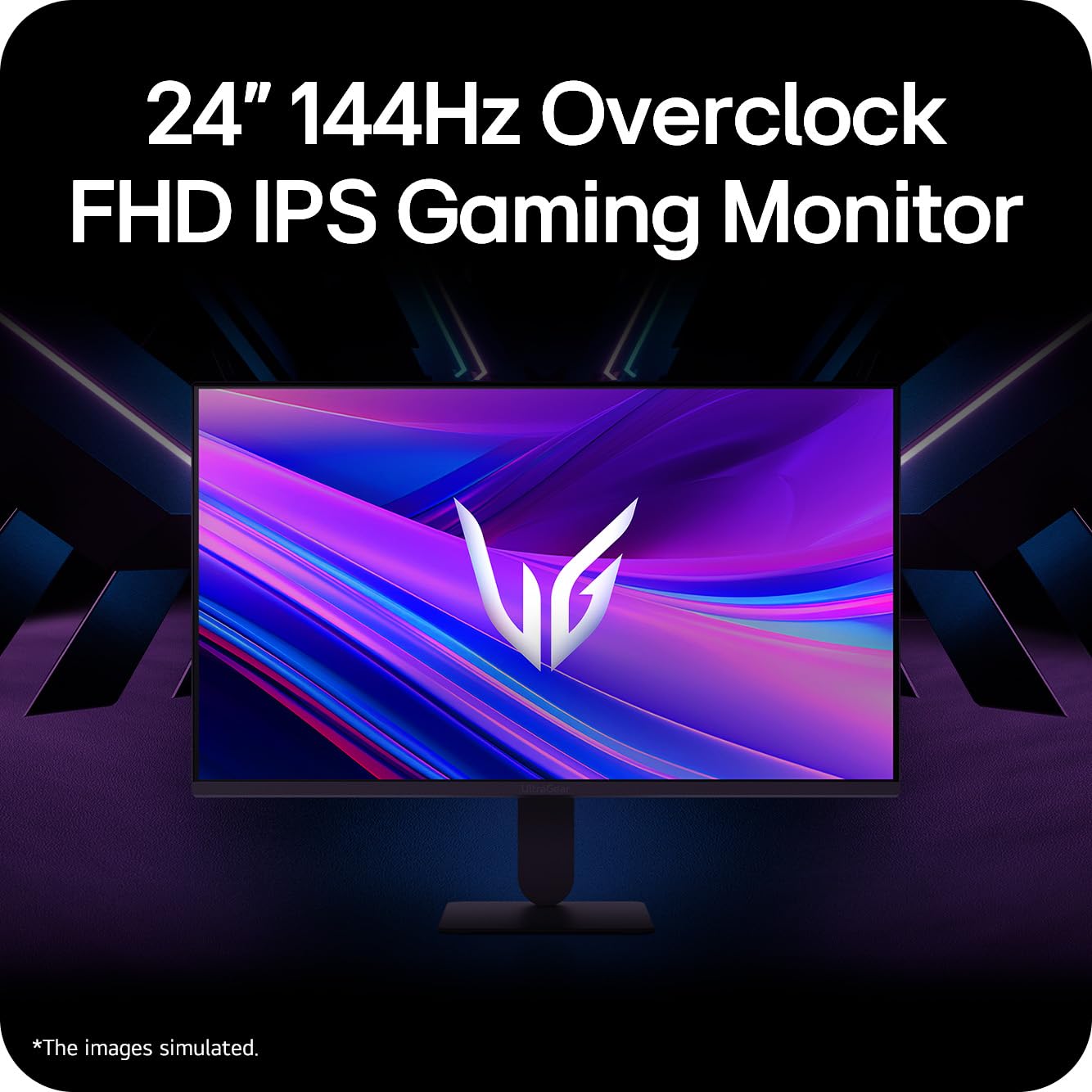 260121-6 LG UltraGearモニター 24インチ24G411A-B LG Gaming Monitor 24G411A-B 24-inch Ultragear/Full HD (1920 x 1080