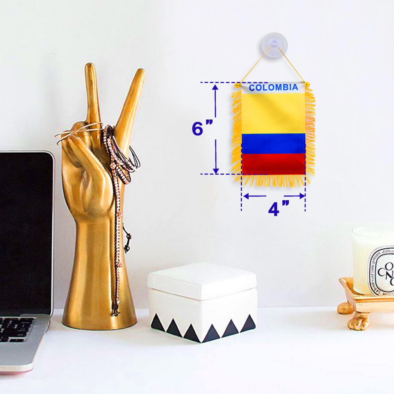 Confezione Da 2) Malesia Country Auto Finestrino Veicolo