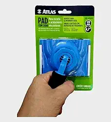 Pincel Trincha PAD Pintura Com Cabo Rotativo 360 para Recortes e Acabamentos