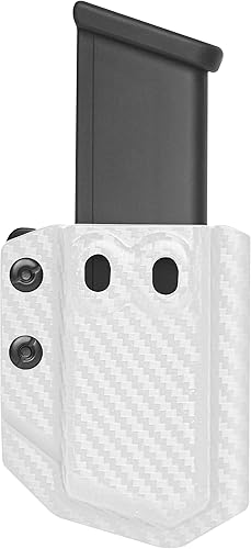 Miniatura 7 de Amberide Funda universal Mag Carrier IWB/OWB KYDEX para revista: 0.354 in/.40 doble pila - 0.354 in/.40 sola pila - .45ACP doble pila - .45ACP Negro