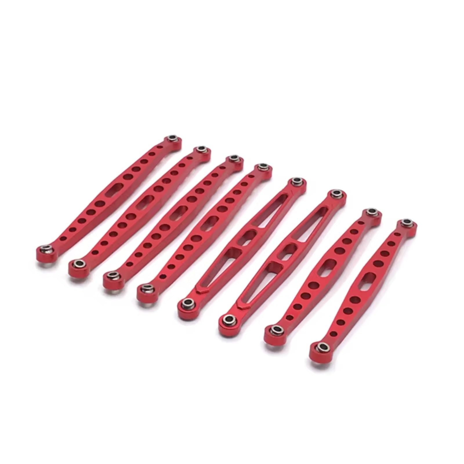 Rc Special Connecting Rod for SuBo BG1513 BG1518 1/12 Metal Adjustable Pull Rod Remote Control Car Tracked Vehicles Parts and Accessories Upgrades Replacement Use(Red)