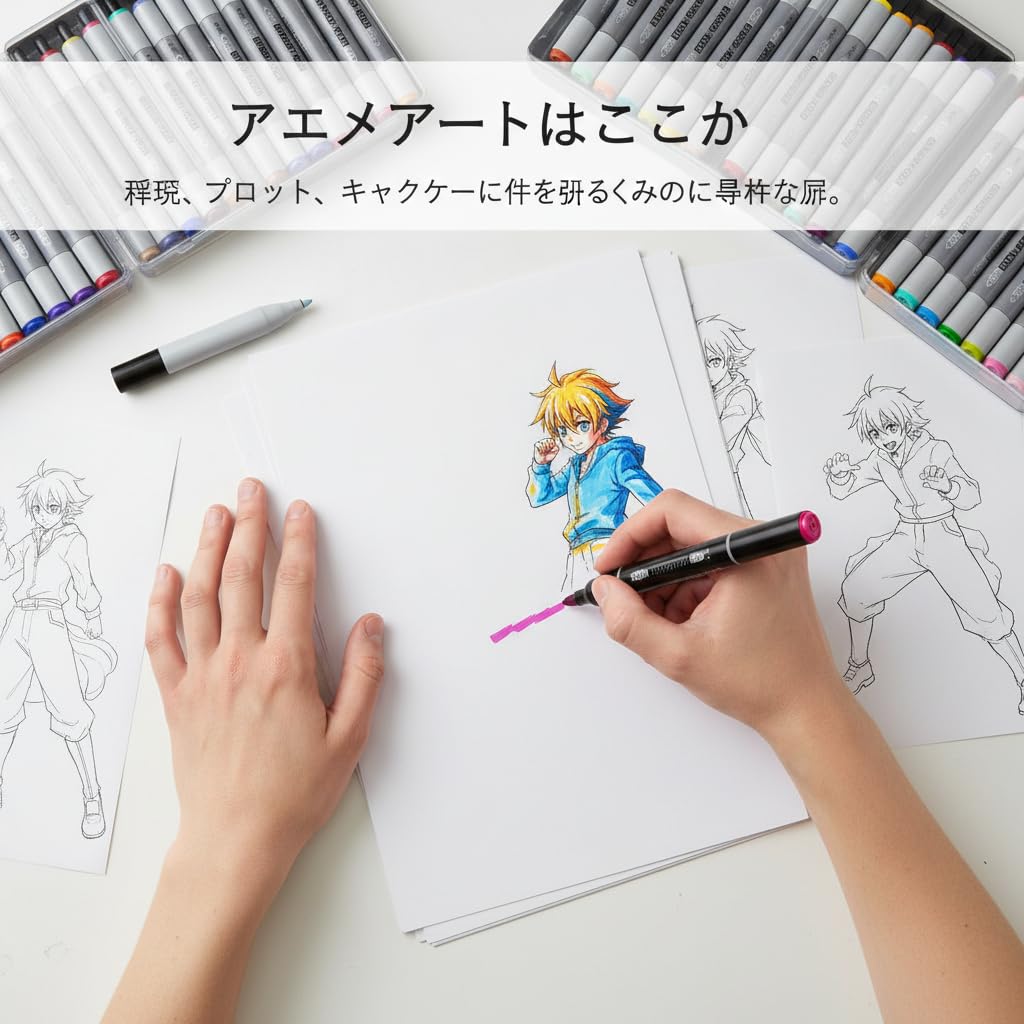 Okiyakusama Zeichenblock - es Papier für Marker und architektonisches Design - 100 Blatt - für Entwürfe