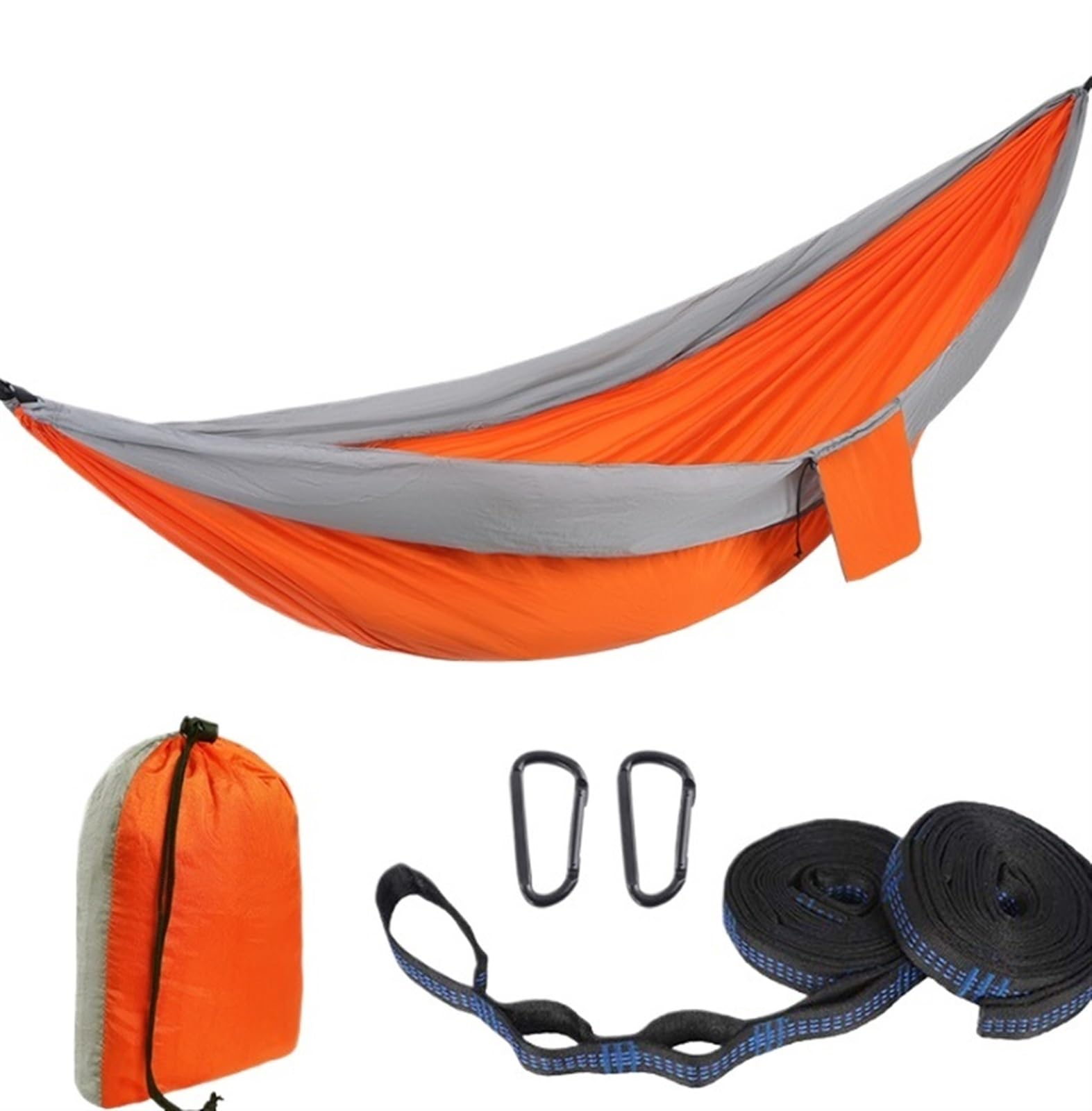 Camping doppia amaca portatile 118x78 in per escursionismo e viaggio(A)