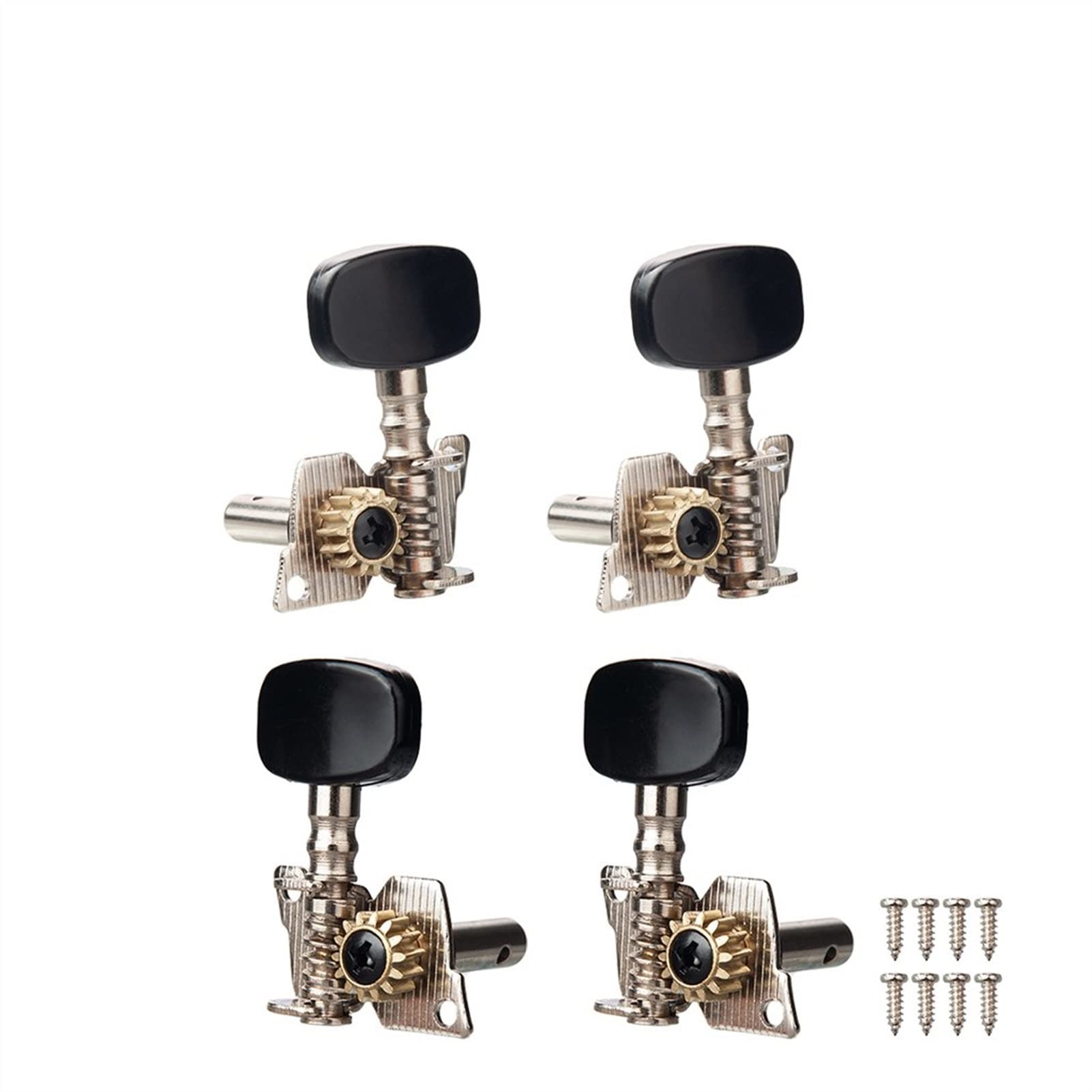 Meccanico accordatore Ukulele Tuning Pegs Machine Teste Tiner Sintonizzatore In Acciaio Cromato Accessori Per Parti Ukulele