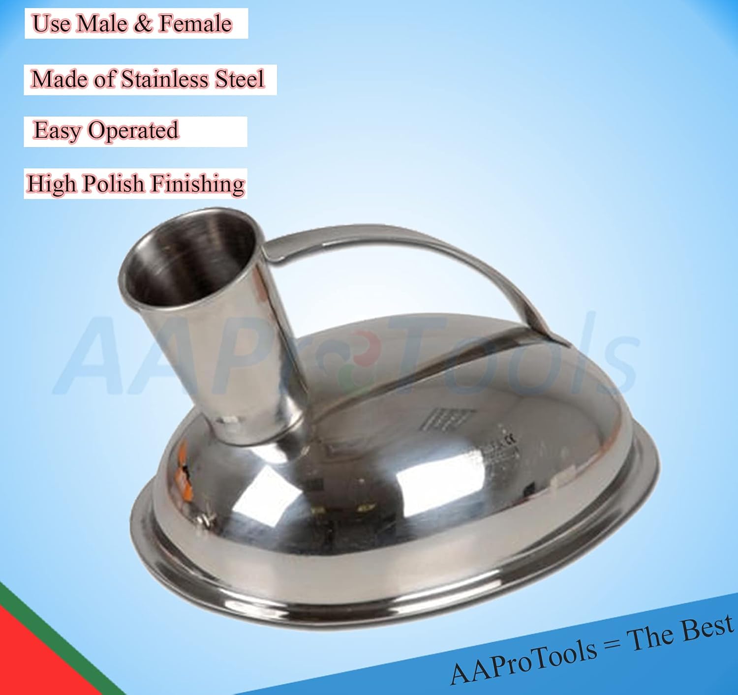 Urinal Stainless Steel Male Urinal Elderly Urinary Home Hospital Urinal Pot Chamber Pot