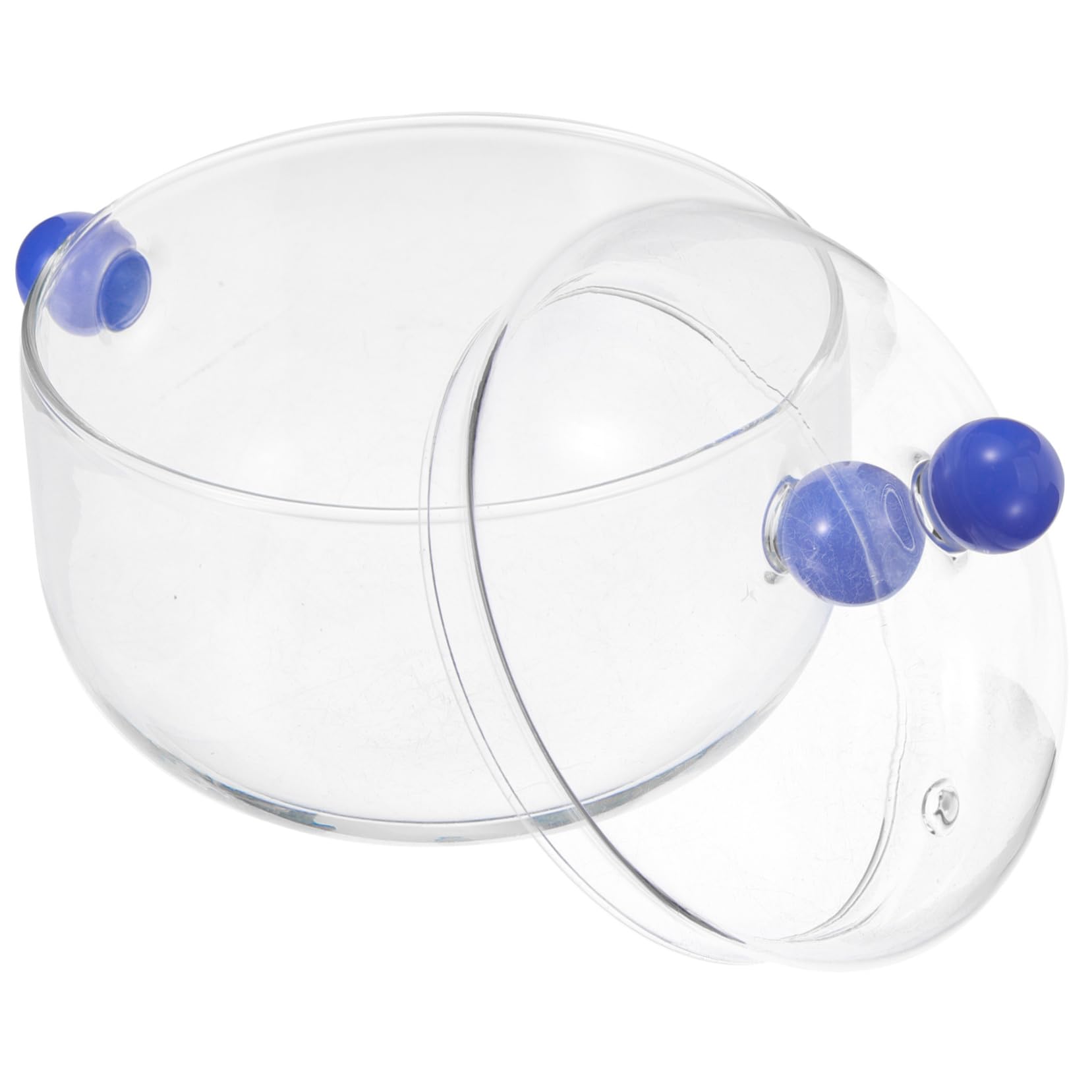 OFFSCH Glass Cooking Pot with Lid Soup Pot for Noodles Stews and Pasta Transparent Borosilicate Cookware for Induction and Electric Stovetops