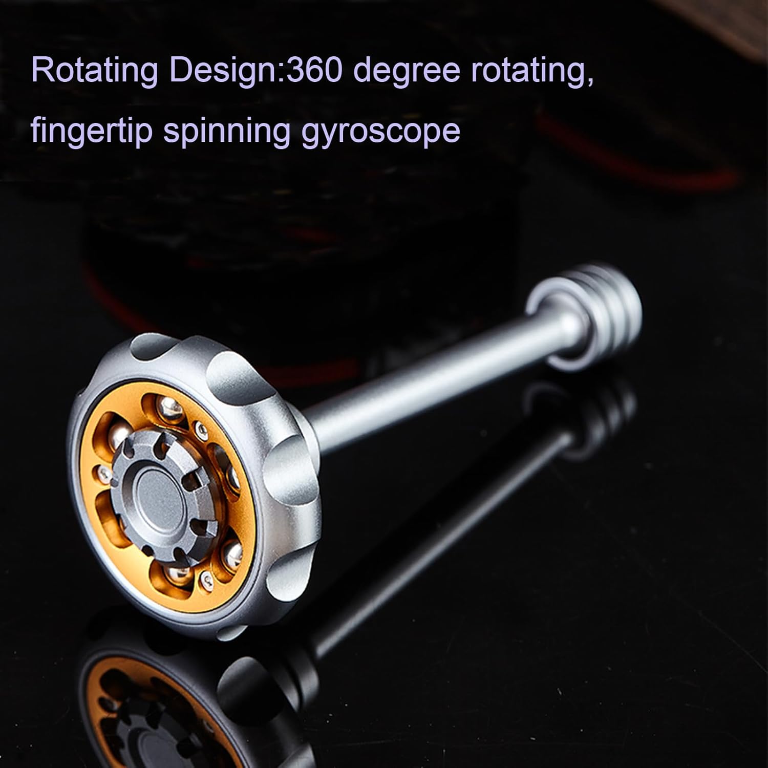 SJZDNNTU EDC Fingertip Metal Fidget Toys Adults EDC Fidget Slider Dual-Function Fidget Toys Decompression Toy ADHD Anxiety Stress Relief Crisp Haptic Sound Cool Gadgets Office Desk Toy-Gray Silver