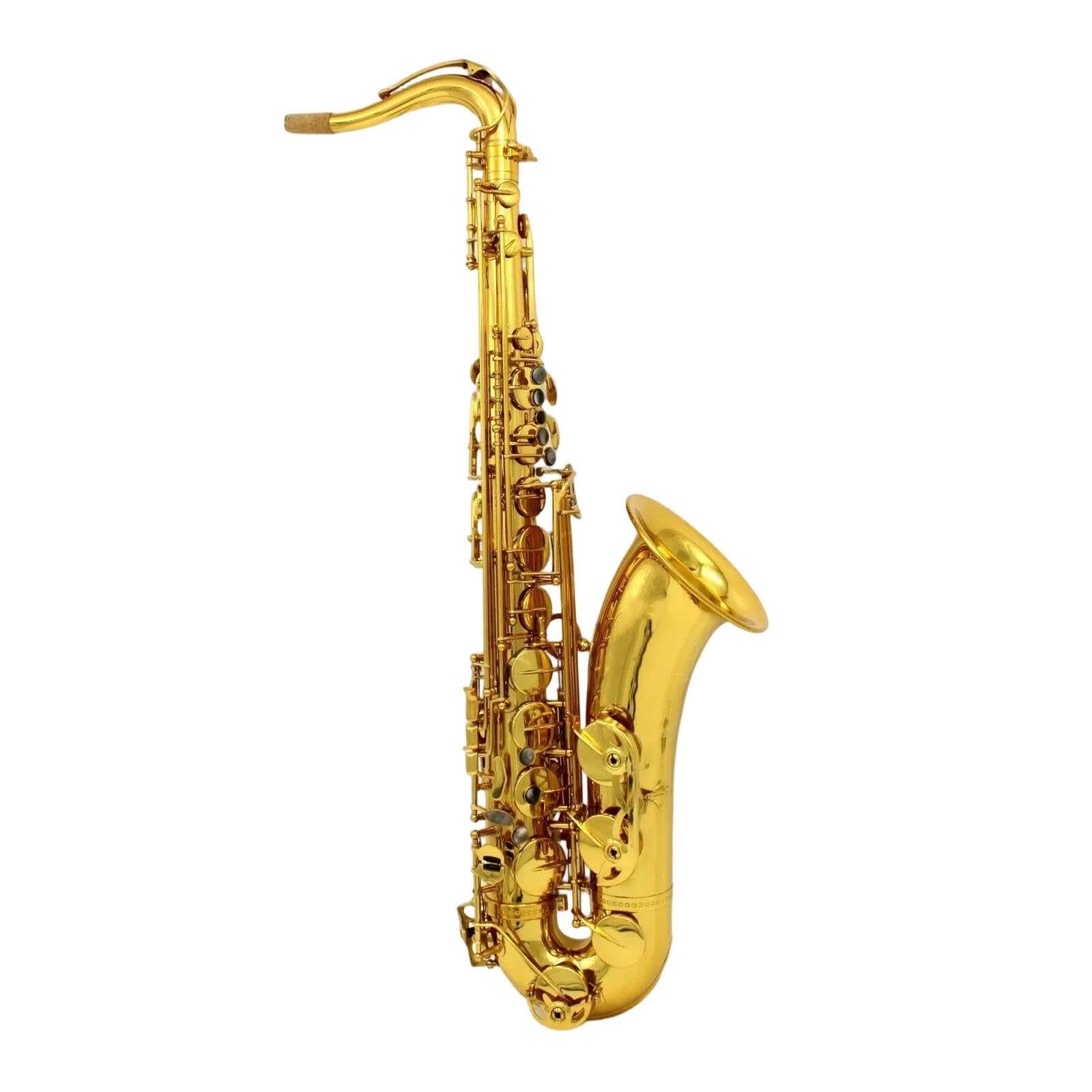 Saxophon Tenorsaxophon Bb Lack Metall Messing