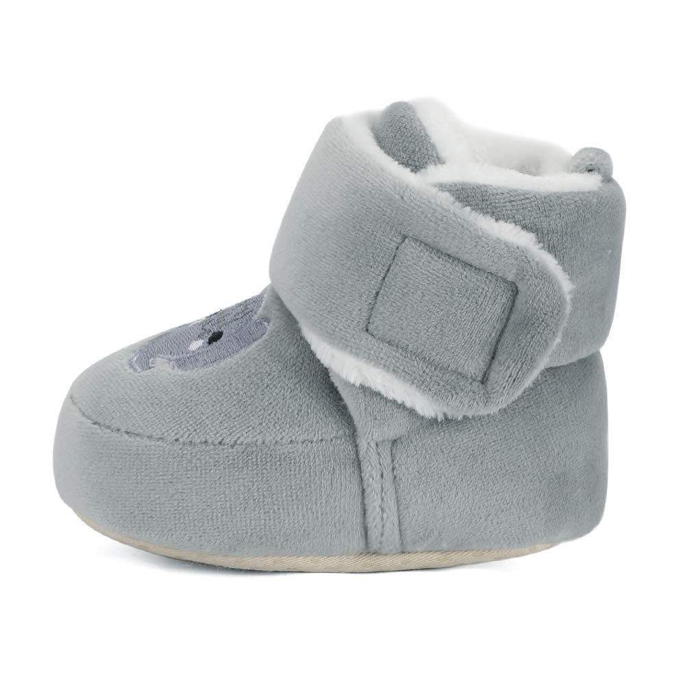 Matt Keely Baby Boys Girls Cartoon Antypoślizgowa miękka podeszwa Grube pantofle Buty do łóżeczka dziecięcego dla malucha gąsienicowego buty zimowe z pluszową podszewką