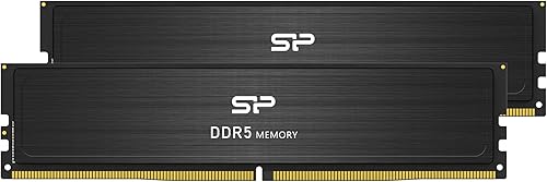 Silicon Power Value Gaming DDR5 32 GB (2 x 16 GB) 6000 MHz (PC5-48000) 288 pines CL30 1.35V UDIMM Memoria RAM de computadora de escritorio con
