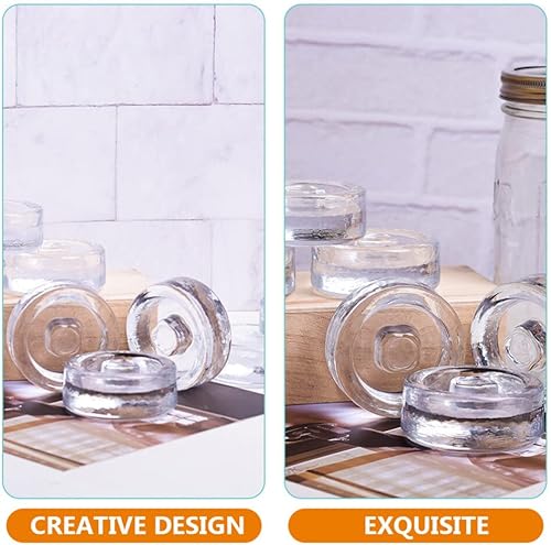 Miniatura 8 de Kit de decapado de 1 pieza con mango de fácil agarre para suministros de enlatado, pesos de fermentación para decapado y enlatado, kit de tapas de