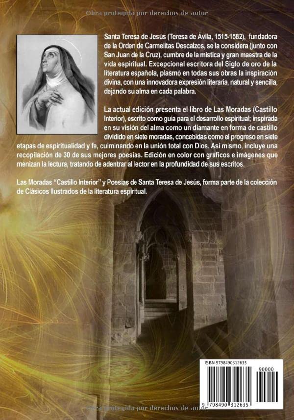 Miniatura 2 de LAS MORADAS Castillo Interior Y POESÍAS. (Ilustrado). SANTA TERESA DE JESÚS. Colección de Clásicos Ilustrados de la literatura espiritual. (Spanish