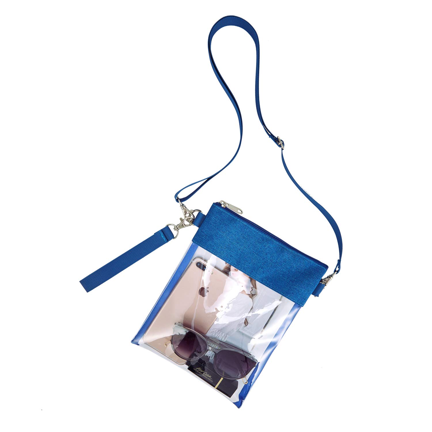 USPECLARE Clear Purse Stadium Approved Transparent Crossbody Bag