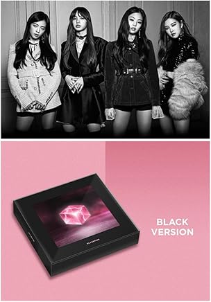 SQUARE UP 1st Album BLACKPINK [Black Ver.] Music CD + Photo Book + Postcard + Photo Card + Selfie Photo Card Sealed