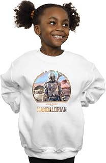 Star Wars Girls The Mandalorian Mando and The Child Sweatshirt