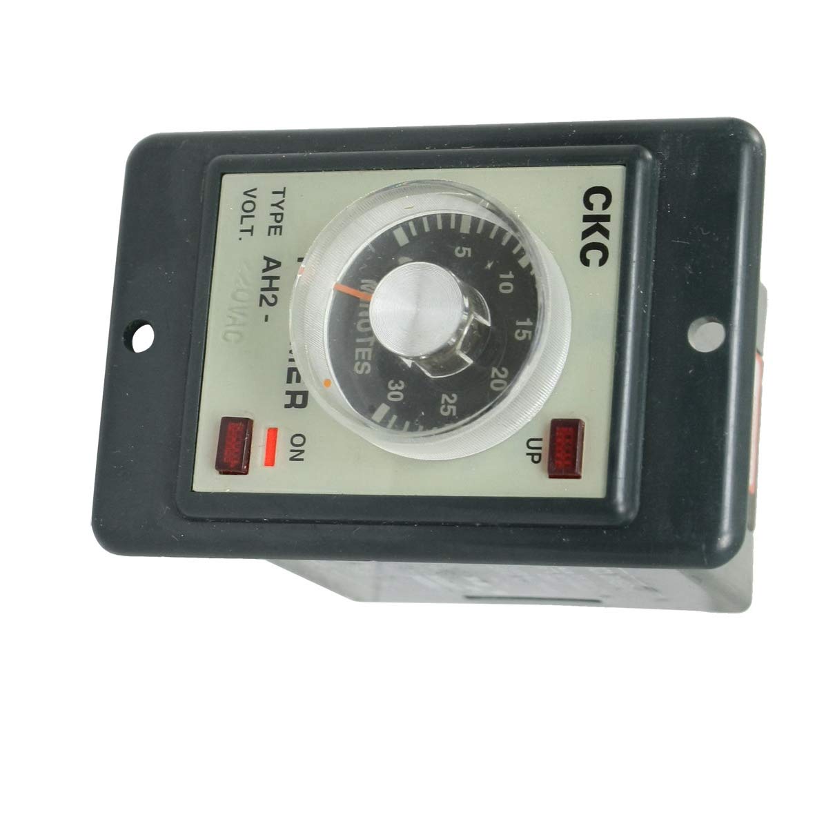 Aexit AH2-Y 220V AC Power On Delay Timer Relay – 0-10 Second DPDT 8-Pin With DIN Rail Socket