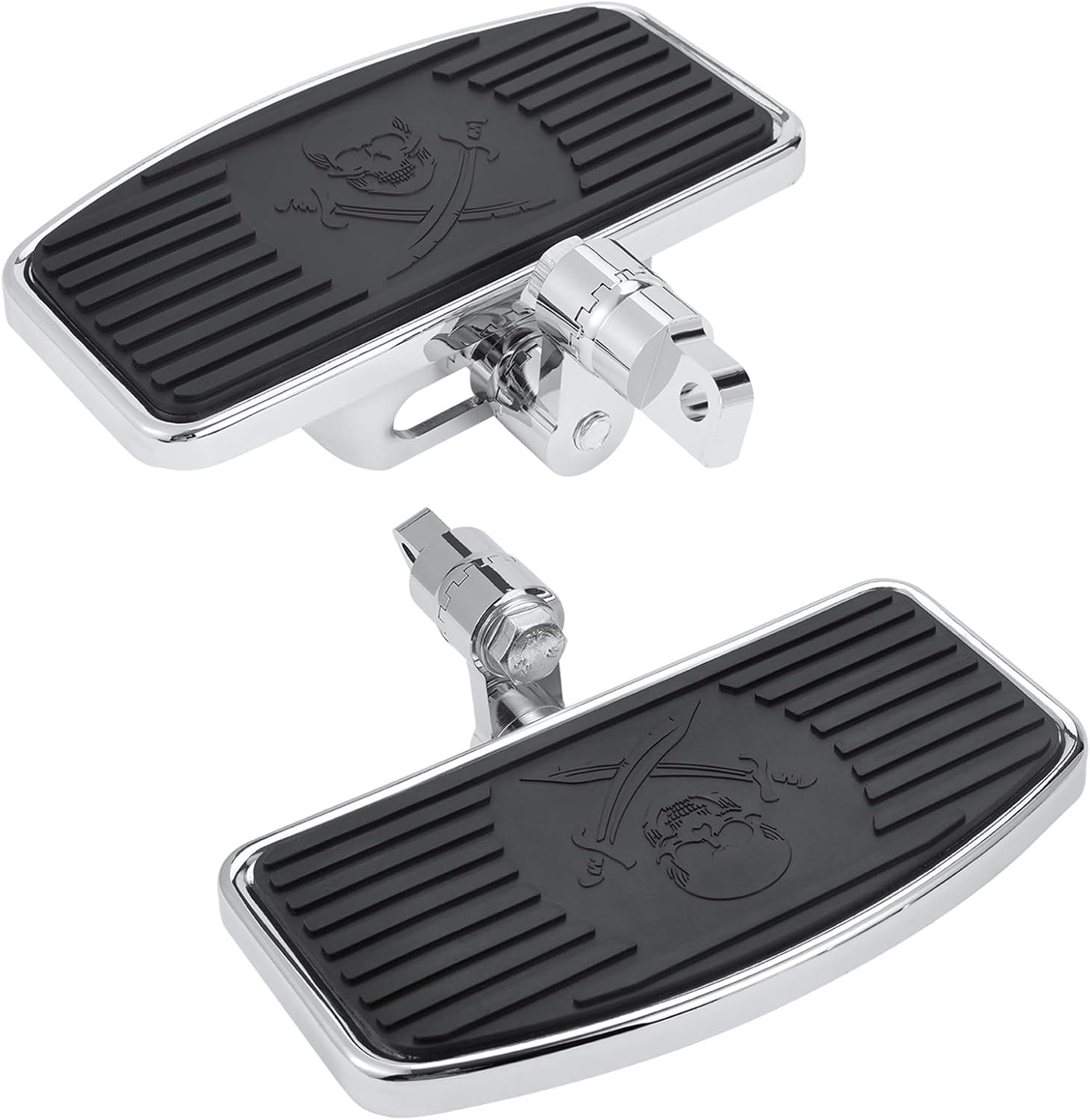 Bravema Motorcycle Adjustable Floorboards Pedals, Front