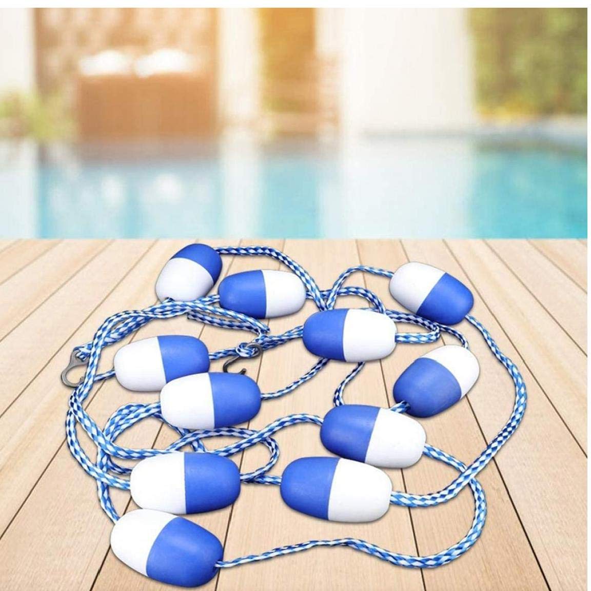 Divisor de Seguridad de la Piscina Piscina corchera Línea Ganchos 5M