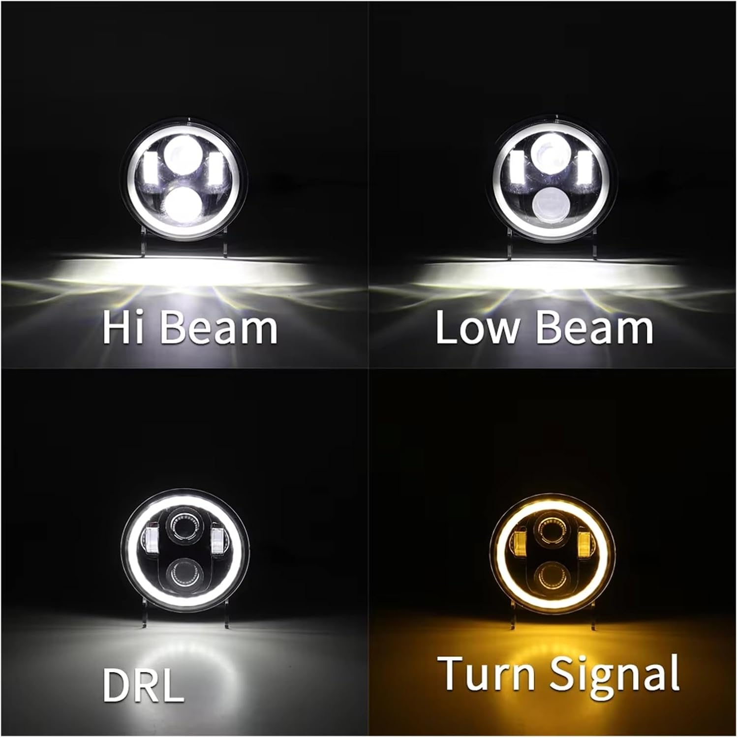 バイク ヘッドライト カウル アセンブリ に適合するスポーツスター用 に適合するダイナ用 に適合するアイアン883用 5.75インチ