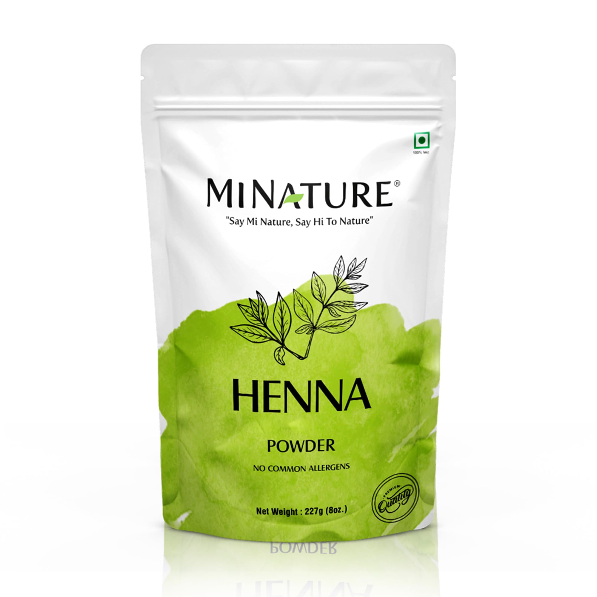 Mi Nature Pure Henna Mehndi Powder 227g| Naturally Plant-based sourced Henna for Hair Coloring & Care |Herbal Hair care | No added Preservatives-picture-23