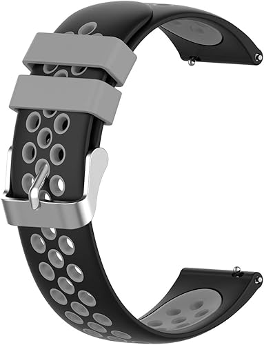 Miniatura 5 de E ECSEM Compatible con correas Mindrose H80 de silicona de dos tonos, transpirable, correa deportiva de repuesto para reloj inteligente Mindrose H80