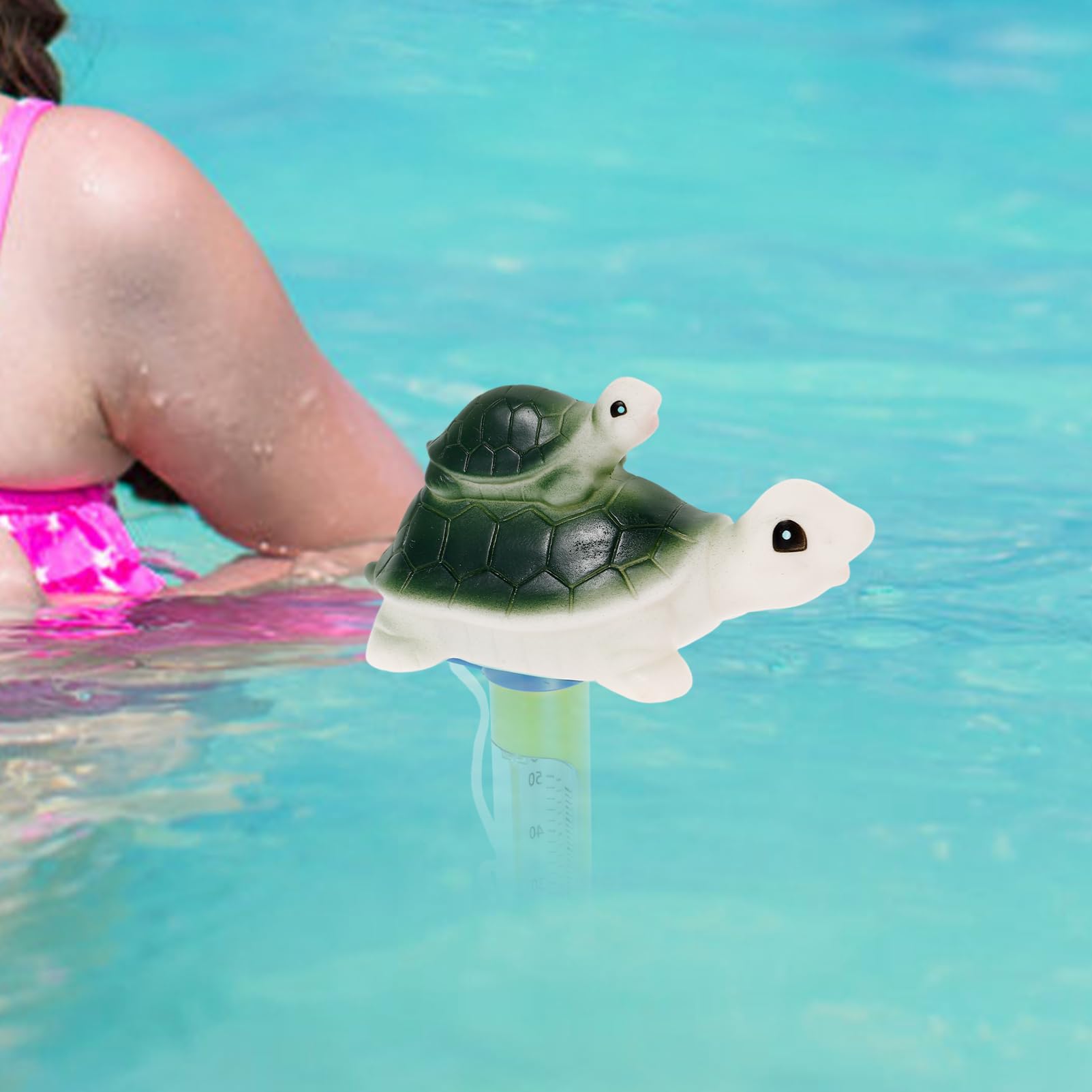 UPKOCH 3 Pezzi Termometro Galleggiante Forma per Piscina e da Della Temperatura per Design e Leggero per Bagni