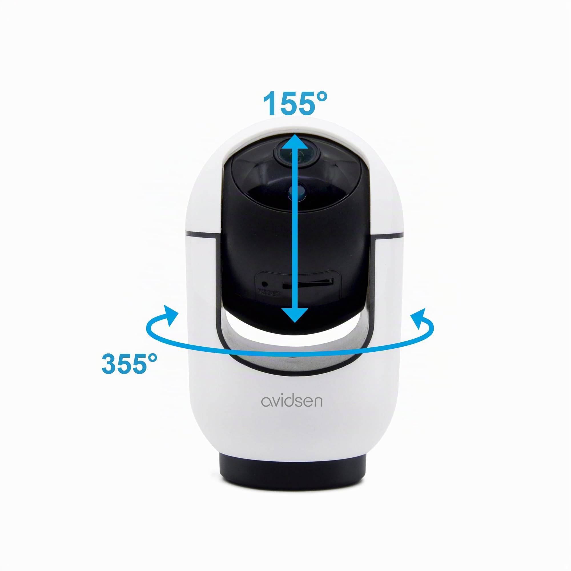 Caméra IP Wifi intérieure motorisée 2,5K surveillance 360° HomeCam Indoor - Avidsen - 127155