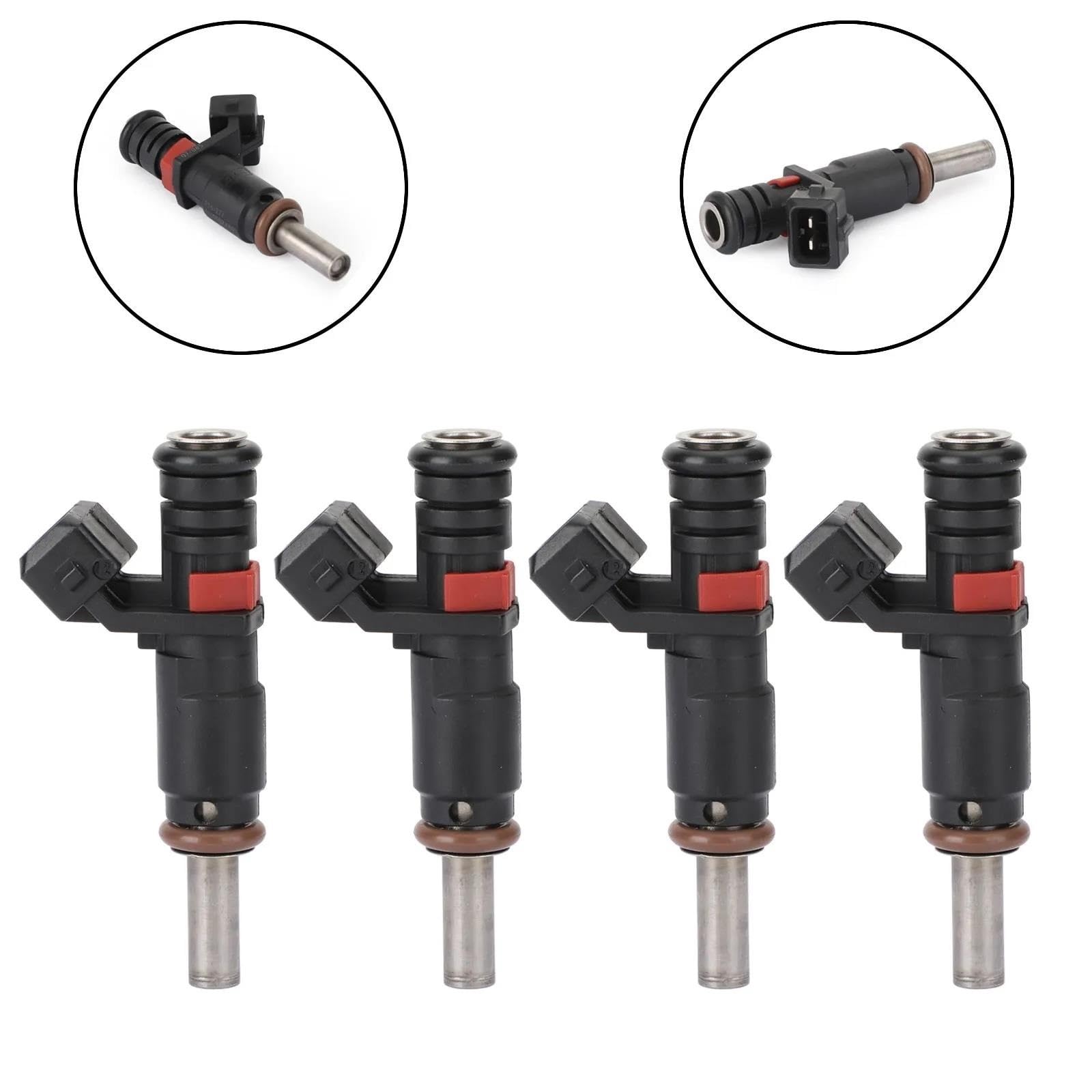 YUUEI Parti del Motore 4 Pezzi Iniettori Carburante 7561277 13537561277 per BMW N45 N46N E93 320I 2.0L Ugello Pompa Iniettore Carburante Accessori Auto