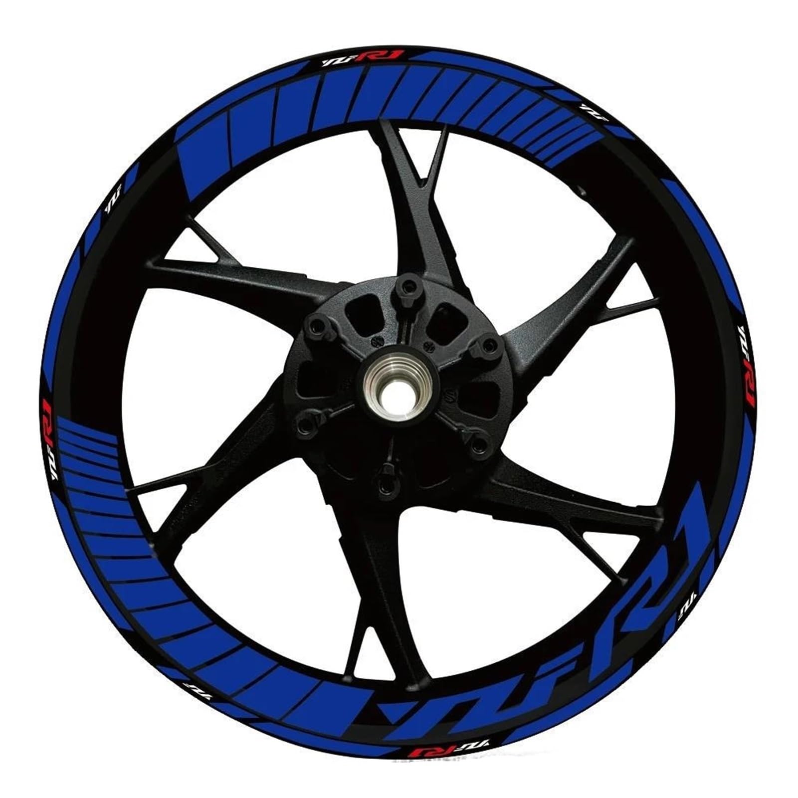 Wheel Stickers Motorcycle Reflective Wheel Decal for YZF R1 YZFR1 YZF-R1 Hub Stickers Rim Protector Kit Rim Reflective Decal