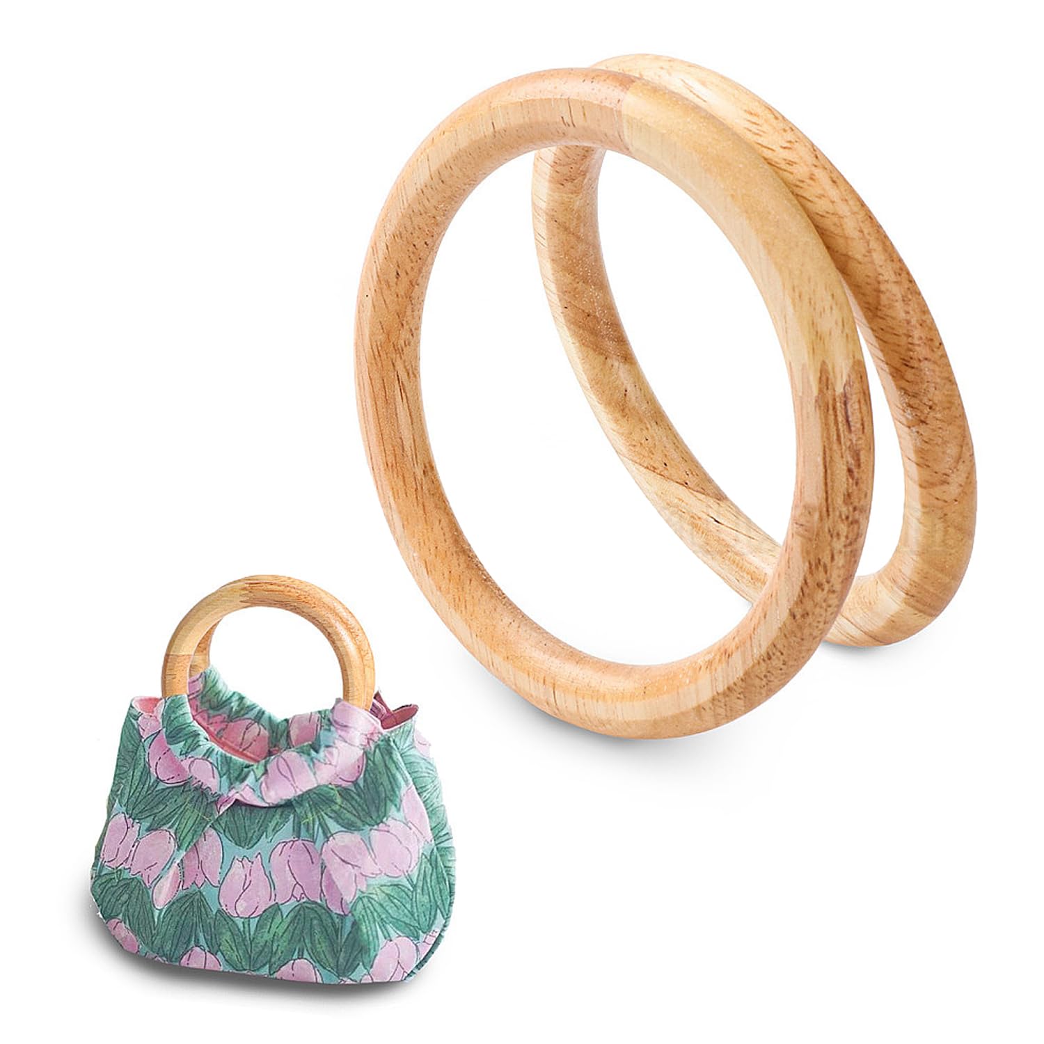 Aakriti Purse Handles Wooden Round Purse Handle Bag Handle Replacements Handbag for Handmade Beach Bag Handbags Purse Handles Macrame Market Bags (ROUND PURSE HANDLE 2PCS) (B0CGLLCSQK) Amazon Price History, Amazon Price Tracker