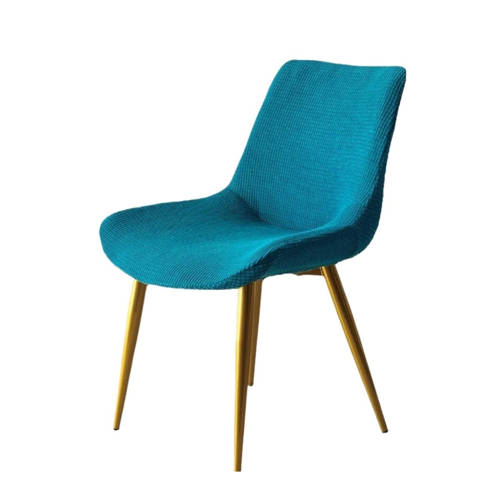 RYQZHHY Chair Cover Curved Backrest Dining Chair Cover General Household Elastic Solid Concave Stool