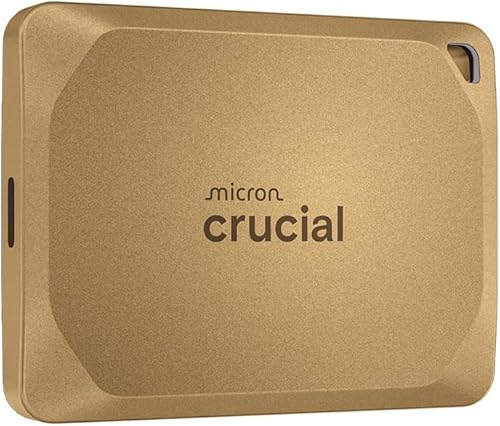 Crucial X10 Pro SSD portátil de 4 TB, lectura de hasta 2,100 MBs, escritura de 2000 MBs, USB 3.2 USB-C, unidad de estado sólido externa,