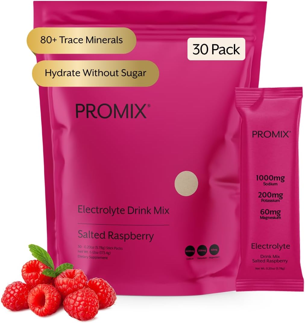 ProMix Nutrition Hydration Powder Packets, Raspberry - 30 Servings