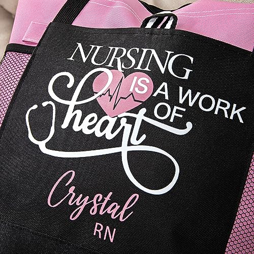 Bolso Tote personalizado para enfermera 18x13.5in miniatura 7