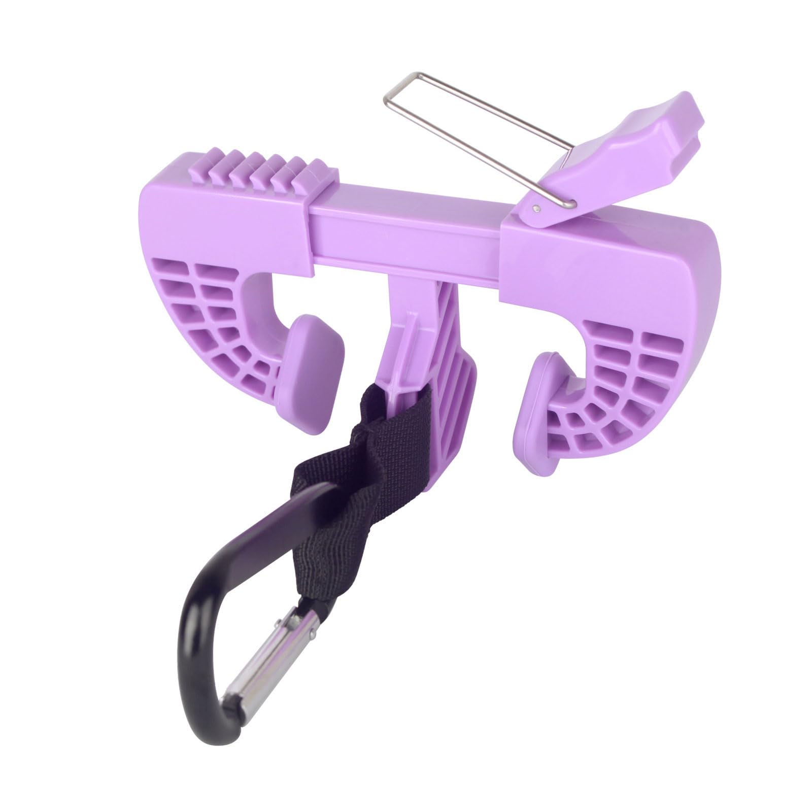 CAZSTYK Portable Shoe Clip with Hook Shoe Bag Sneaker Holder for Hanging Sneakers Basketball Shoes Football Cleats Enduring Portable Clip with Hook
