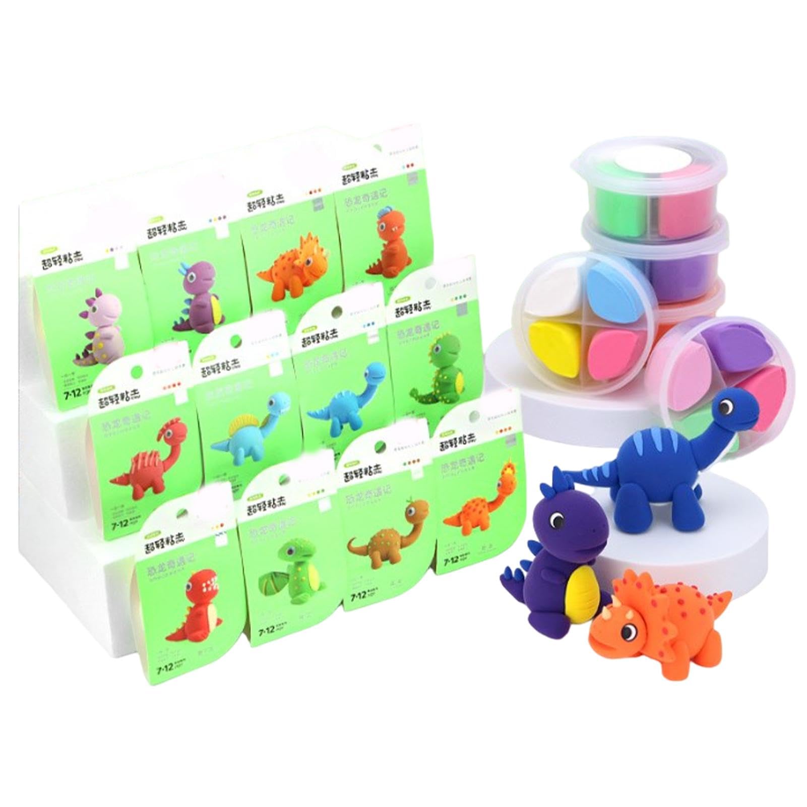 Kit de arcilla,Kit de arcilla seca al aire,Lindo juego de modelado con