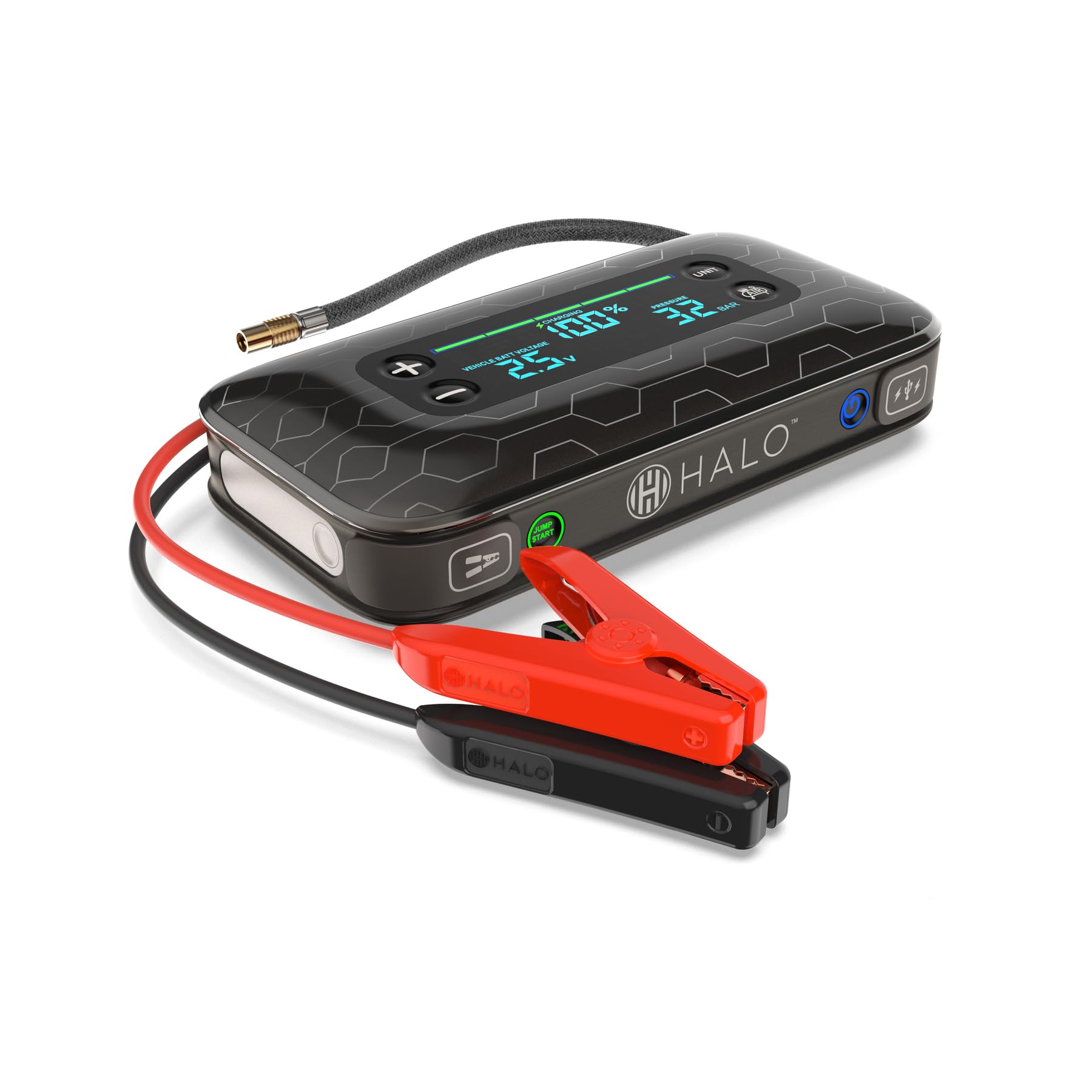 HALO Bolt Air+ 1750 Portable Car Battery Jump Starter