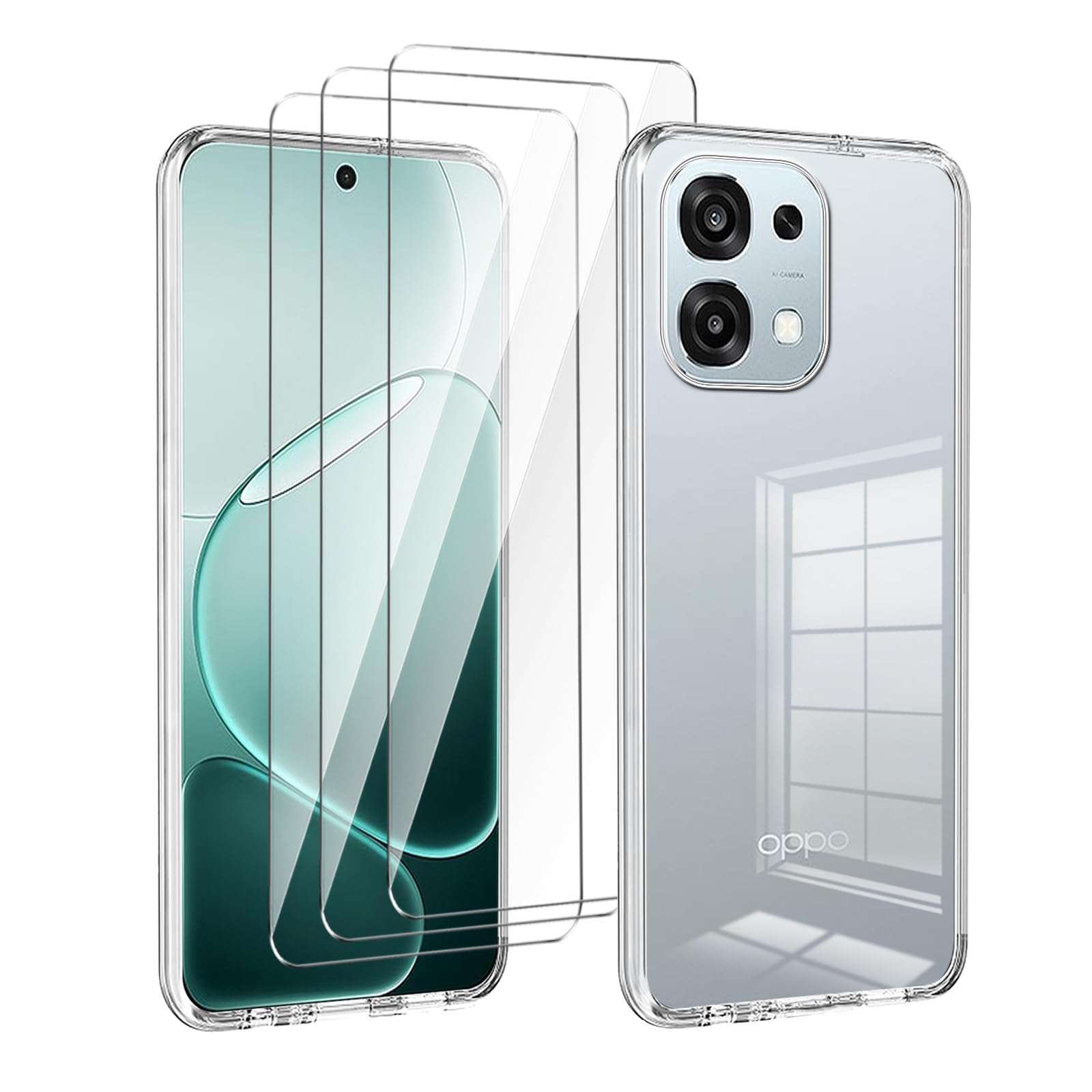LYZXMY Hülle für Oppo A6 Pro 4G / 5G Transparent Handyhülle