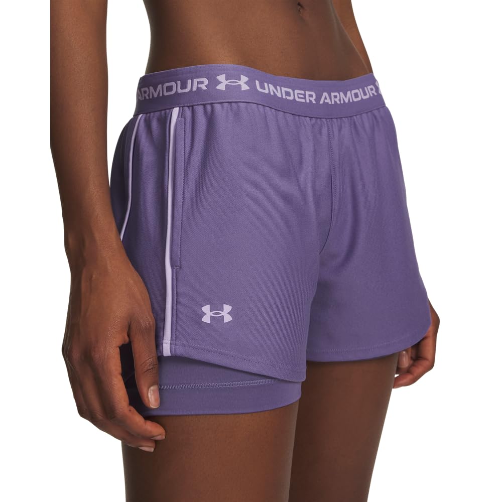 Under Armour Tech Play Up 2in1 Shorts - Pantalones Cortos Mujer