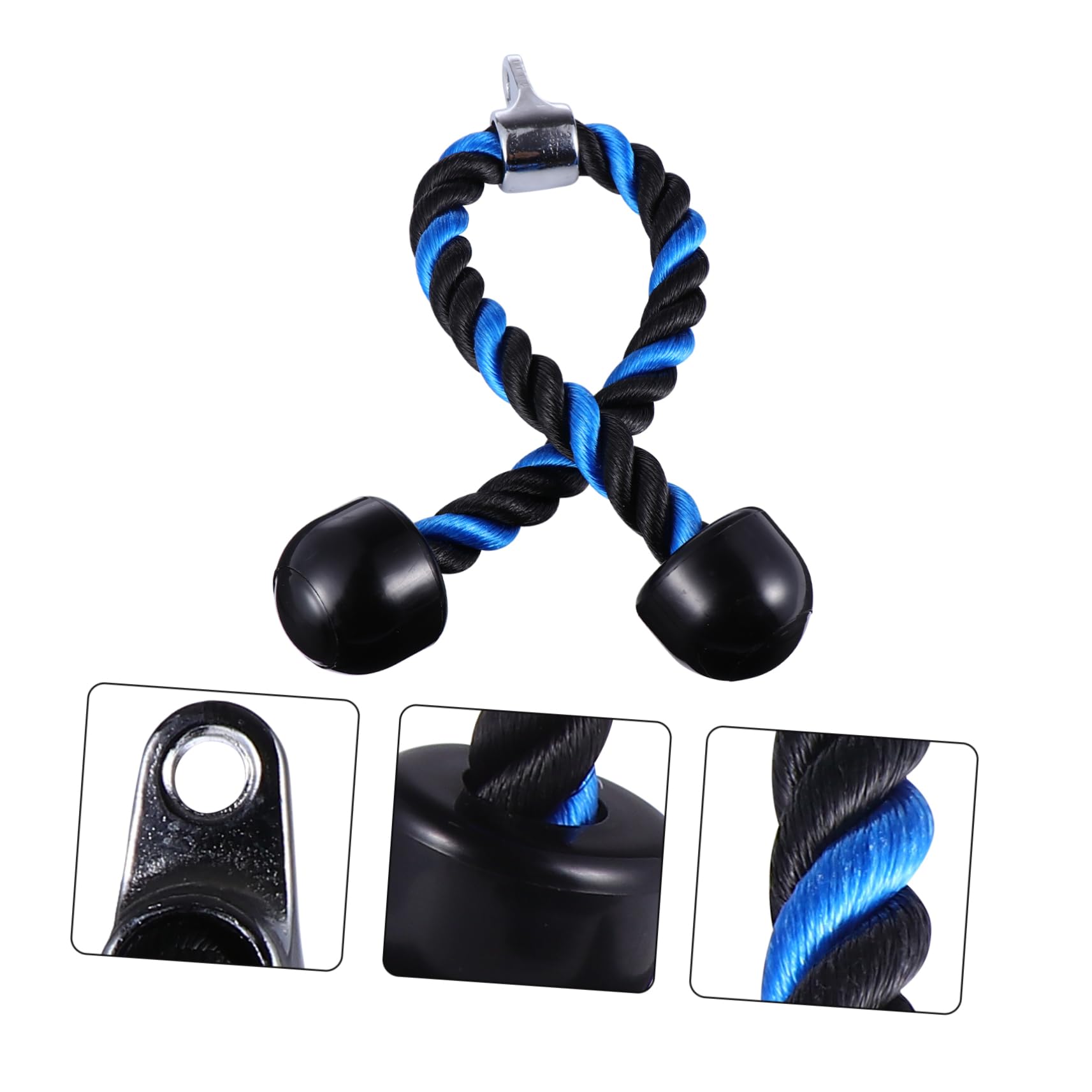 VANZACK Zugseil Für Fitnessstudio Trizeps Seil Zugschnur Trizeps Drückkabel Seil Für Wockout Trizeps Stange Kabel Trizeps Hammerseil Bizeps Übungsseil Hochfester Nylon Filament
