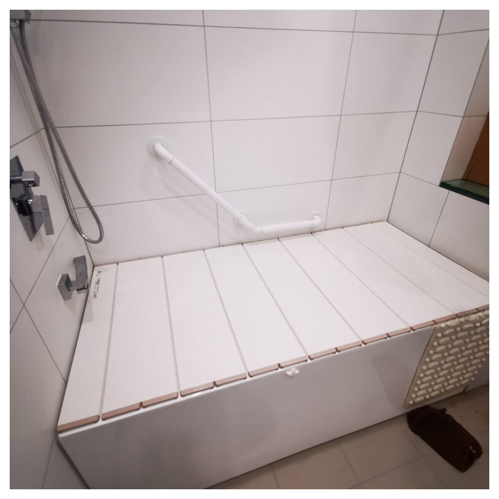Couvercle de baignoire pliable pour bain de lait et spa maison