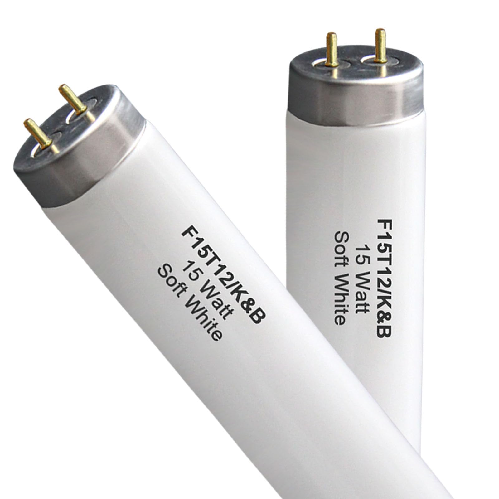 4 Pack F15T12/K&B Soft White,T12 15W 18Inch Linear Fluorescent
