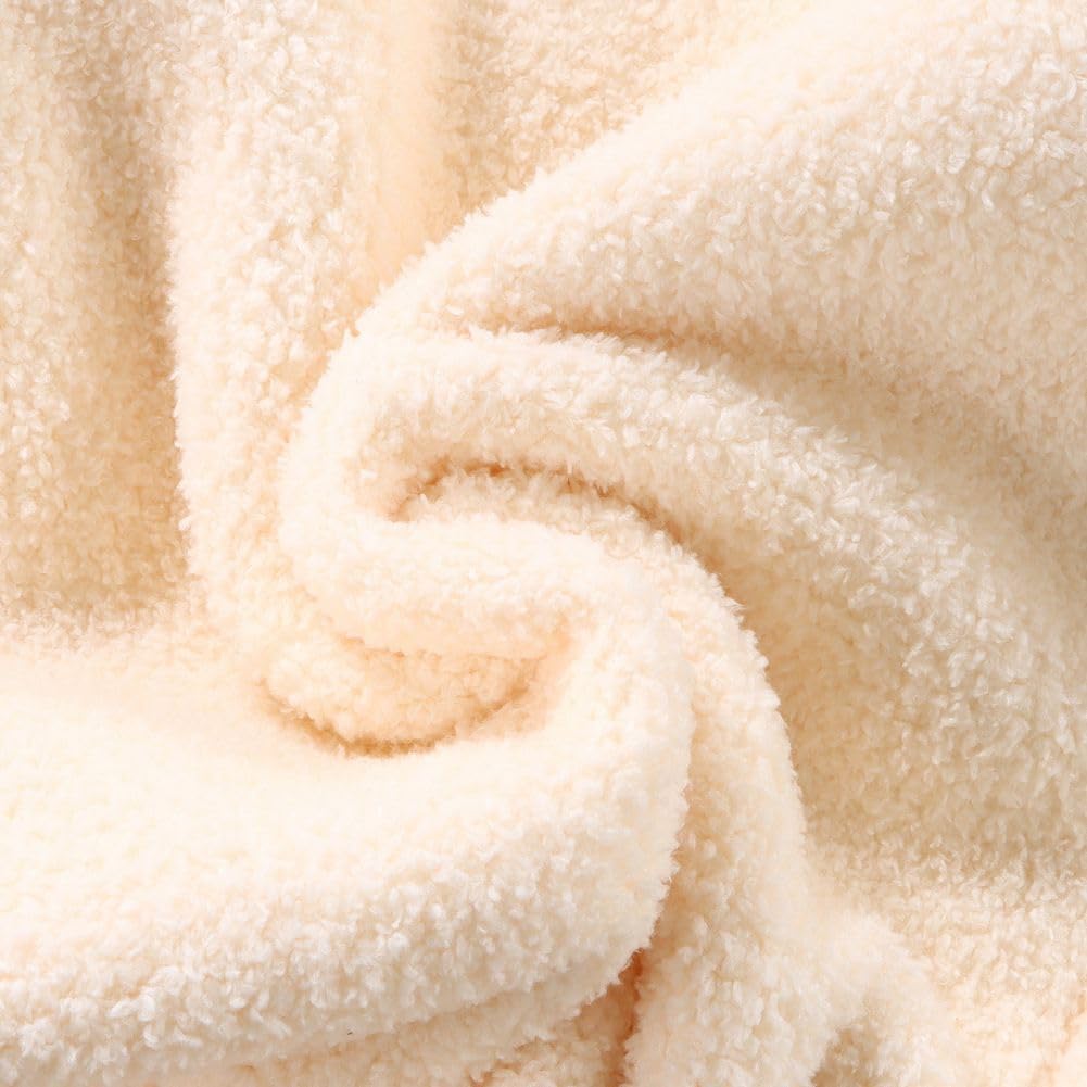 Unisex Toddler Baby Boys Girls Sherpa Fleece-Lined Zip Up Jacket Thick Warm Outerwear Coat Outfit for Children