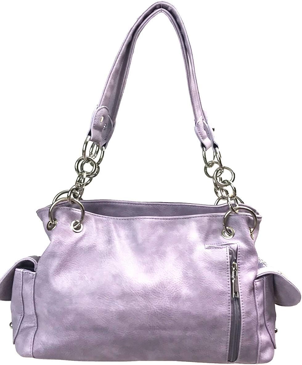 Star Flower Concealed Carry Purse Rhinestone Western Handbag