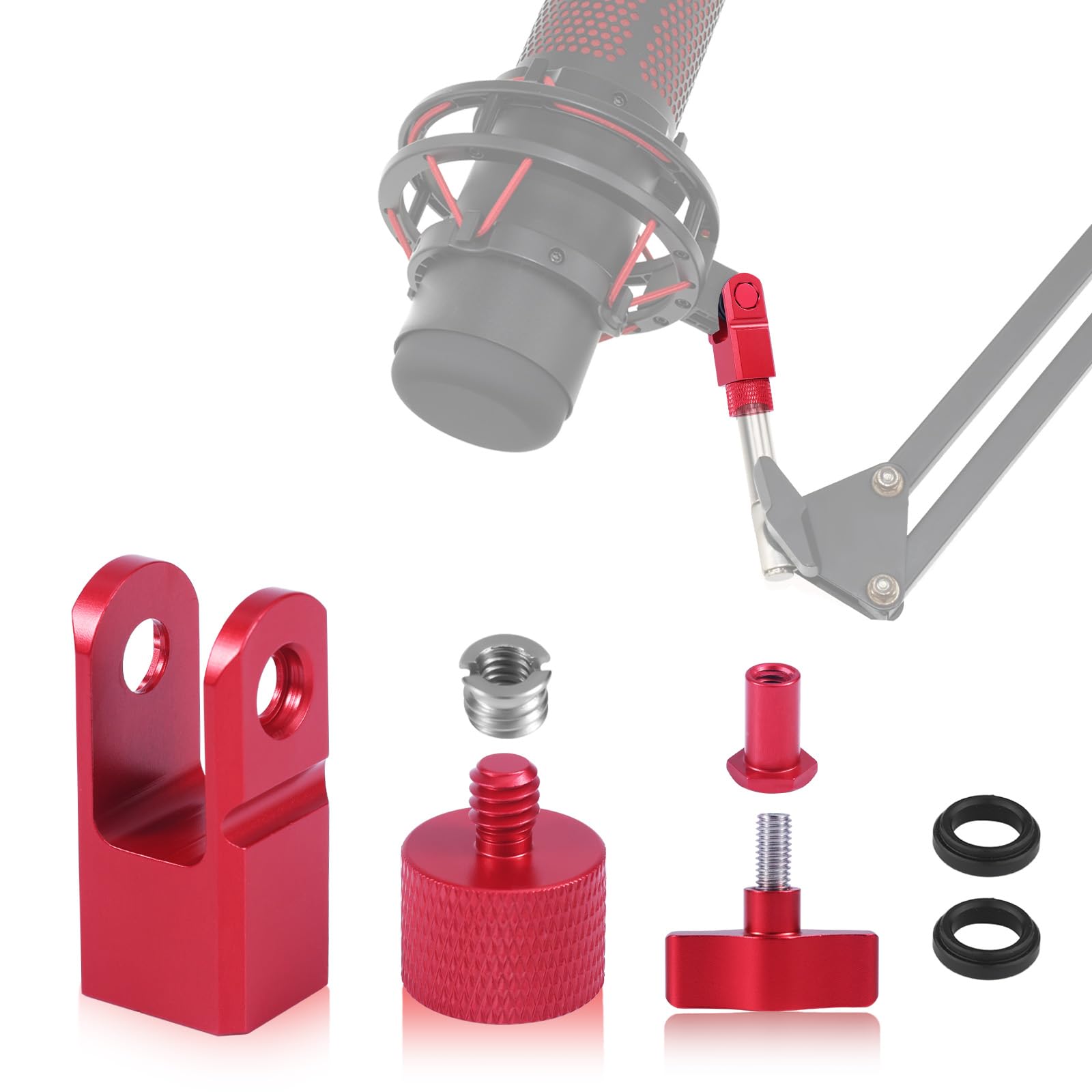 Amazon.com: Metal Microphone Mount Adapter, Include 3/8