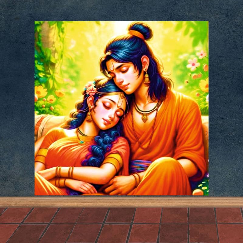 Image of British Terminal Cute little Bal Gopal Baby God Krishna| Kanha Ji | Laddu Lord Makhan Chor Painting Religious Poster for Pregnant Women for wall (matt thin vinyl,sticker,multicolor,unframed)| bj193
