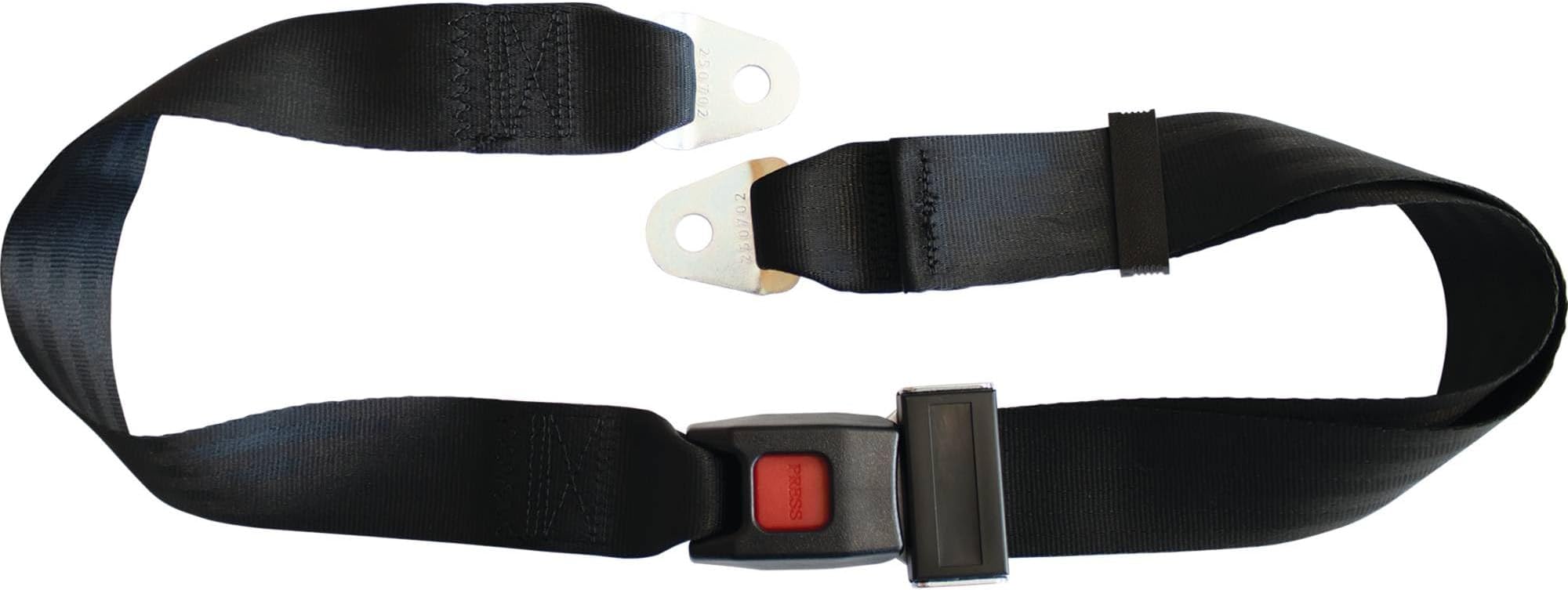 RHOX SEATโ2000 Universal Golf Cart Seat Belt 60" HeavyโDuty 2" Lap Belt, Fits EZGO, Club Car, Yamaha,FMVSS/SAE SafetyโCompliant