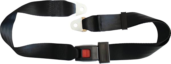 Cinturón de seguridad para carrito de golf RHOX SEAT-2000, ajuste universal de 60 x 2 pulgadas | Cinturón de 60 x 2 pulgadas para asientos delanteros o traseros, cumple con FMVSS209, FMVSS302 y SAE J386