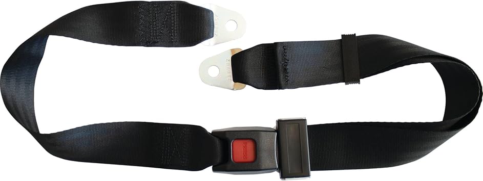 RHOX SEAT2000 Golf Cart Seat Belt 60 x 2 Inch Universal Fit | 60 inch x 2 inch seat belt fits front or rear seats meets FMVSS209 FMVSS302 and SAE J386 requirements