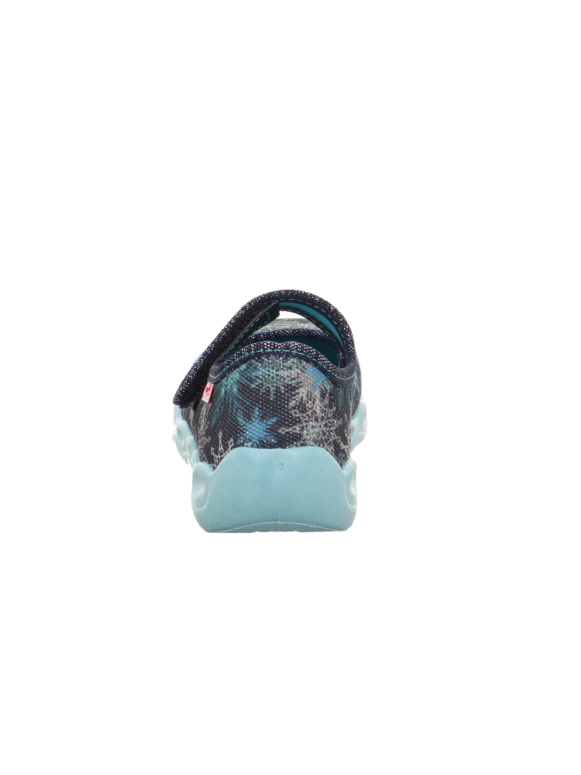 Superfit Mädchen Bubble Hausschuhe 1-006271, Blau Mehrfarbig 8020, 37 EU